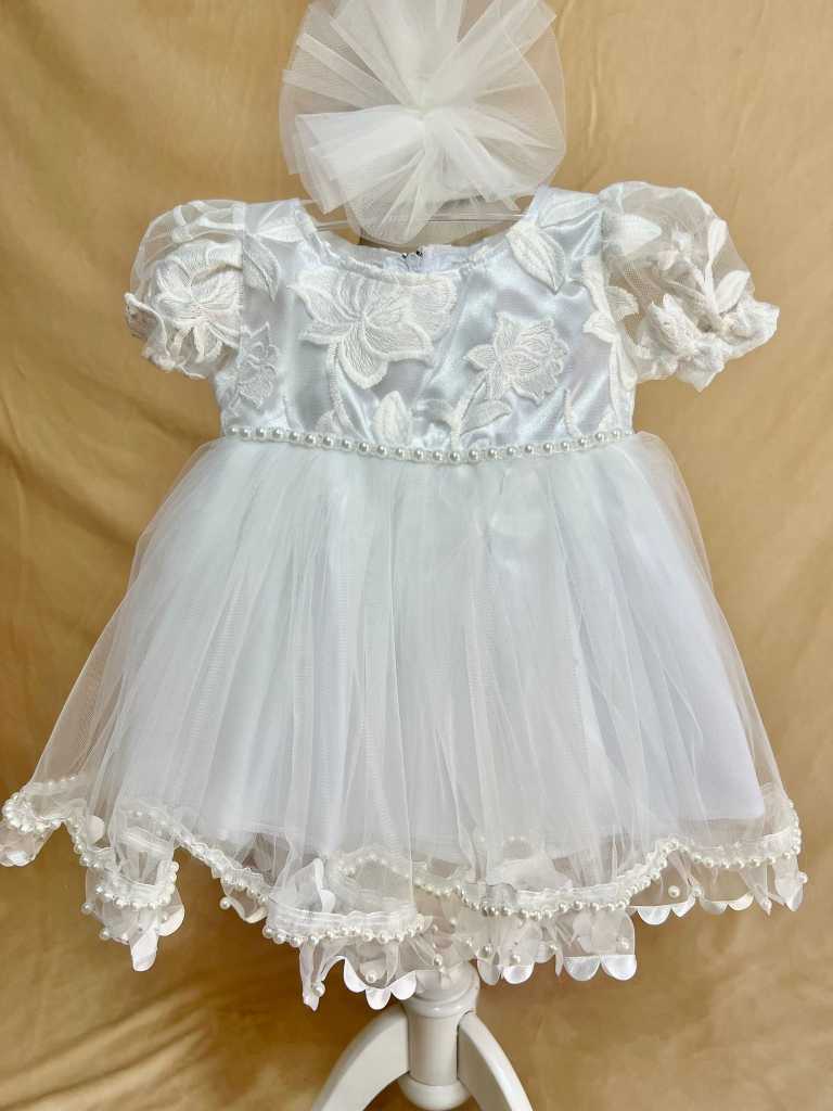 Set complet pentru botez-Marina-alb Set complet pentru botez-Marina-alb