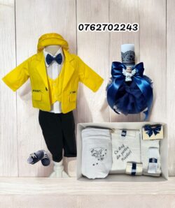 Set botez David – galben