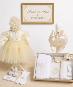 Set botez Eliza - ivory