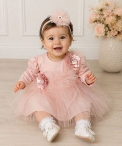 Rochita botez Ramona  - roz  prafuit