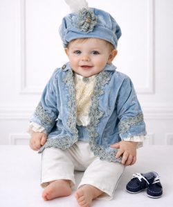 Costum botez Fabian - blue