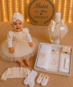Set botez Natalie - ivory