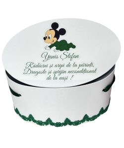 Cufar oval botez personalizat