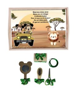 Set tavita pentru taiere mot la baieti - model Safari