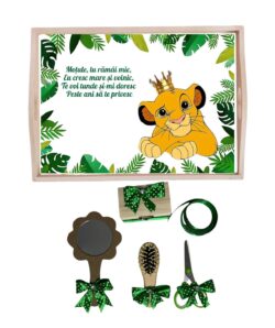 Set tavita pentru taiere mot la baietei - leu verde