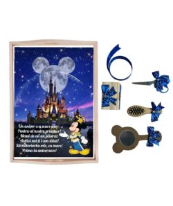 Set tavita pentru taiere mot/turta - Mickey Mouse - albastru