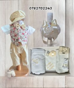 Set botez Rares - ivory