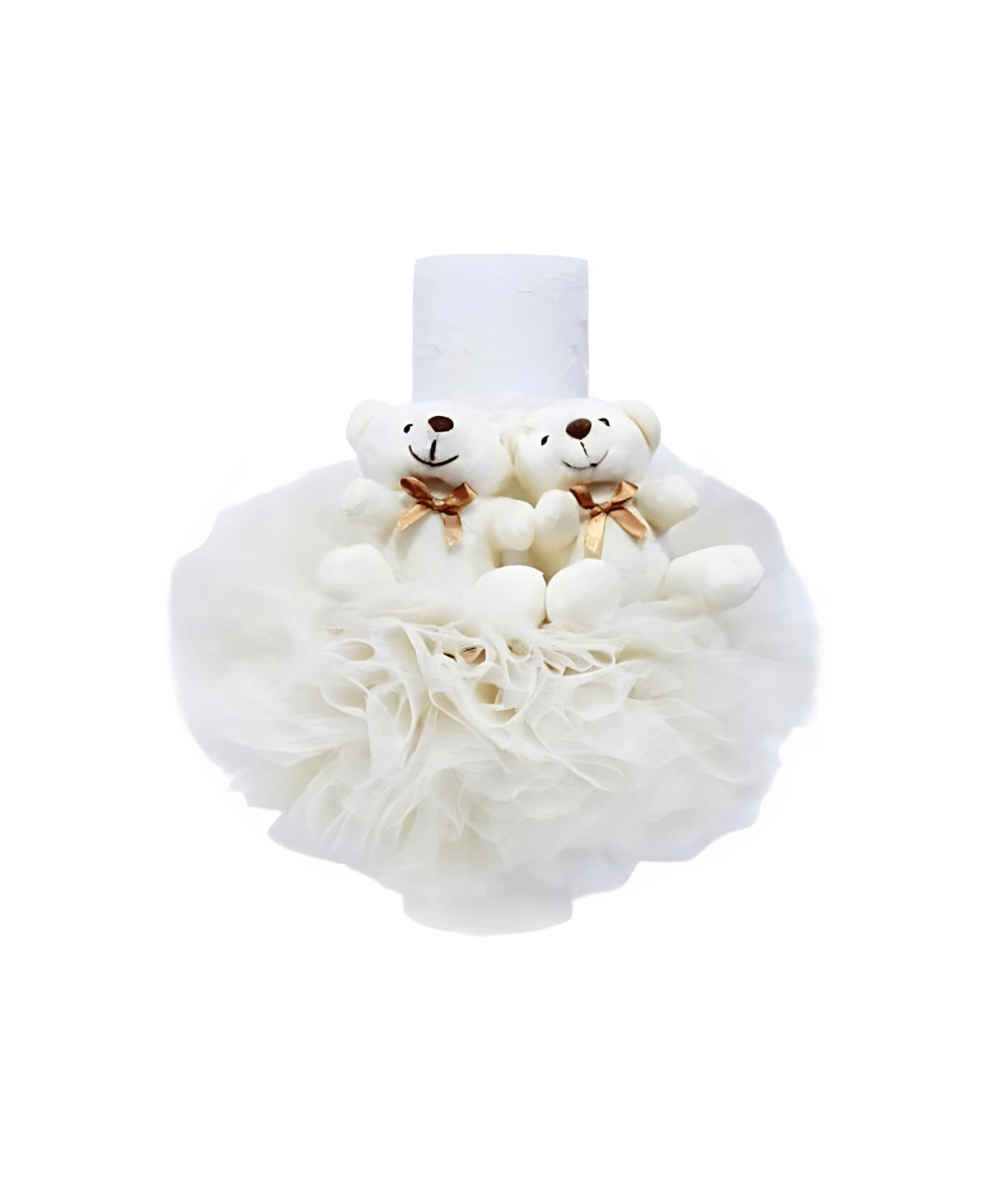 Lumanare botez ursuleti - ivory Lumanare botez ursuleti - ivory