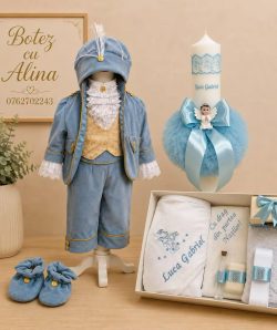 Set botez Royal -blue regal (catifea)