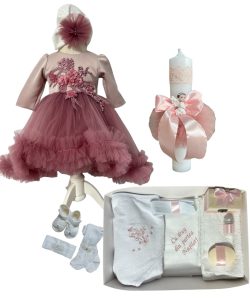 Set complet botez fetita Dalia - pudra