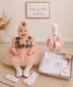 Set complet botez fetita Victoria- pudra