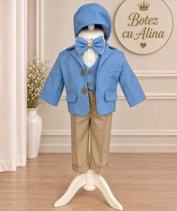 Costum botez baiat Ianis - blue